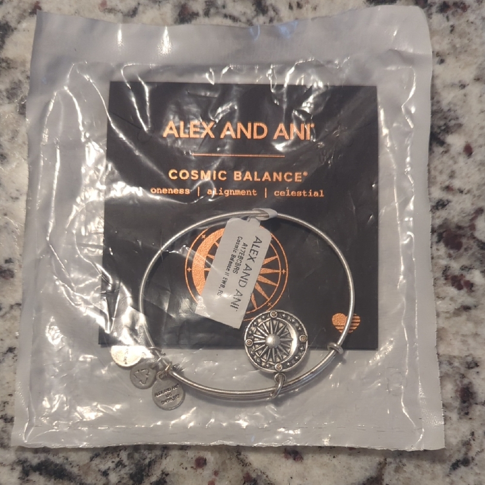 Alex and Ani Silver Cosmic Balance Bracelet